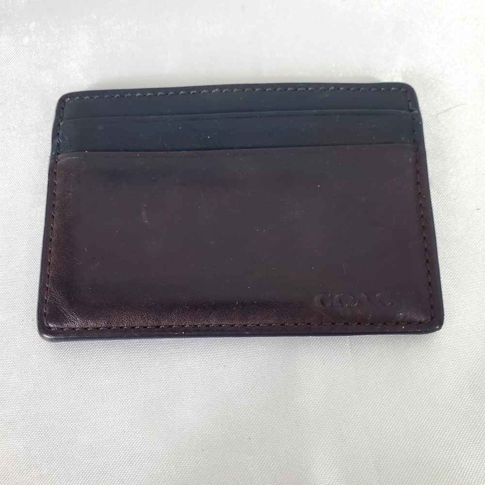 Coach Brown Card Wallet